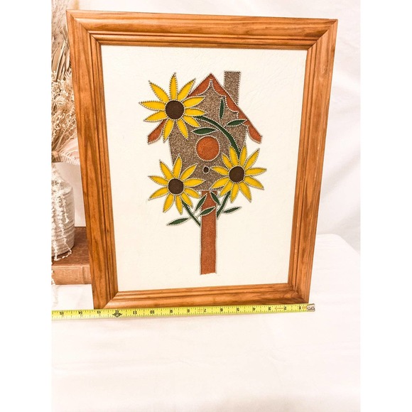 Vintage Sunflower Sand Art - Picture 5 of 5